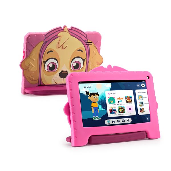 Tablet Infantil Patrulha Canina Skye 4GB RAM + 64GB Tela 7 pol Android 13 Quad Core Multi - NB422OUT [Reembalado] NB422OUT