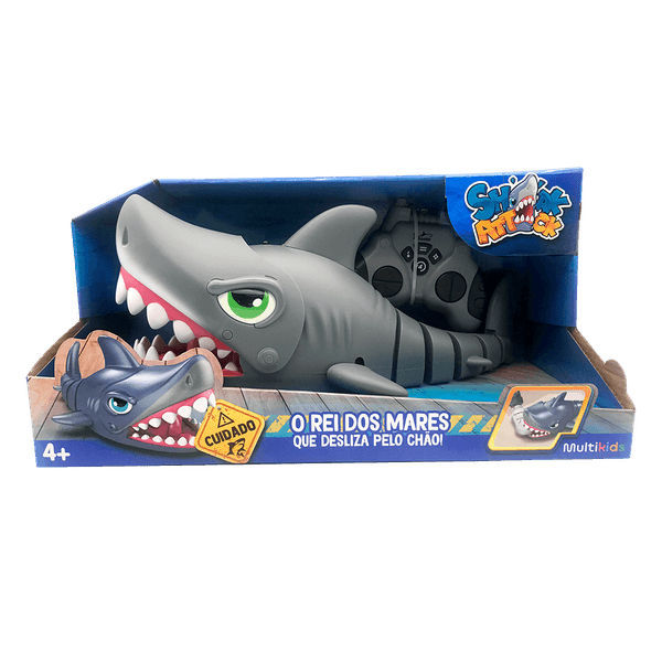 Tubarão de Controle Remoto Shark Attack Multikids - BR2061OUT [Reembalado] BR2061OUT