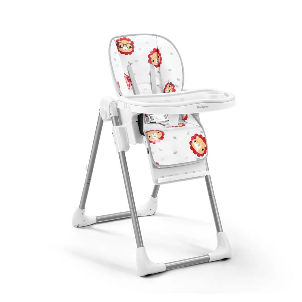 Cadeira alta de alimentação para bebê Fisher-Price Chef's Chair 6-25kgs Cinza - BB380OUT [Reembalado]