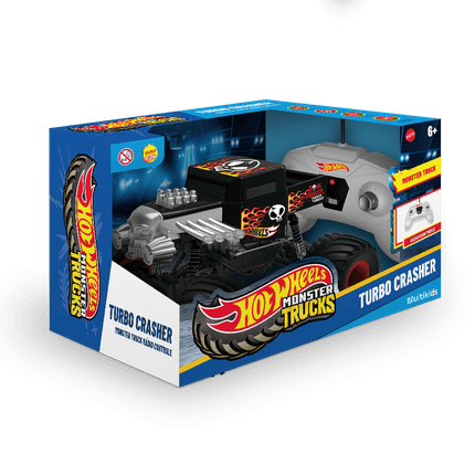 Monster Truck Turbo Crasher de Controle Remoto Hot Wheels 1:24 Multikids - BR2533 BR2533
