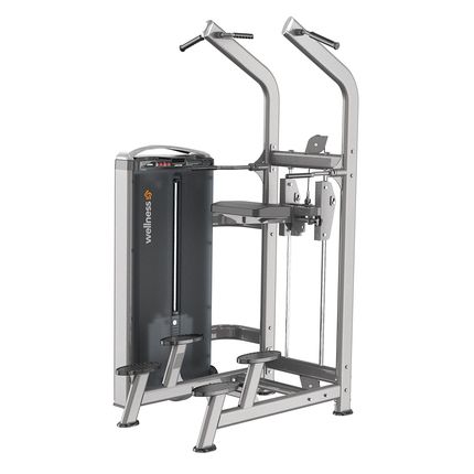 ASSISTED CHIN / DIP PRESTIGE PRETO 80KG - EM412V EM412V