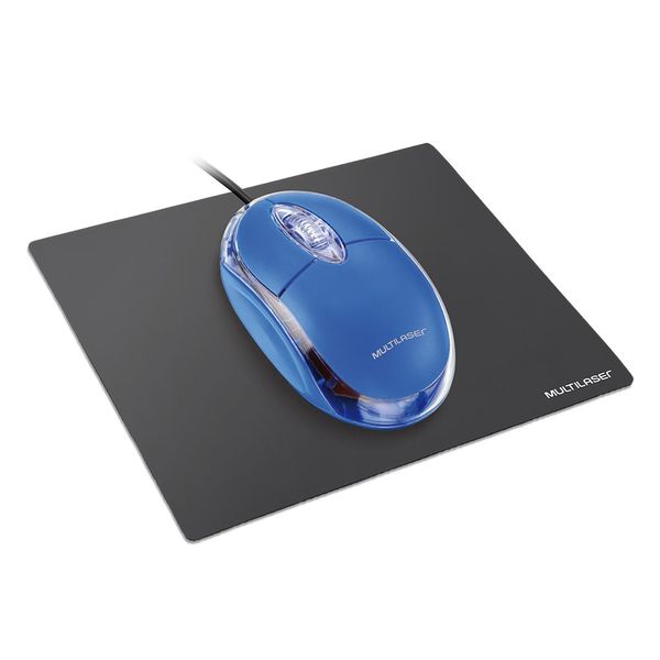Mousepad Multilaser Standard 20 Unidades Preto Multi - AC027 AC027