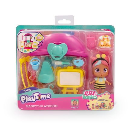 Boneca Cry Babies Playtime Brinquedoteca Da Maddy - BR2466 BR2466