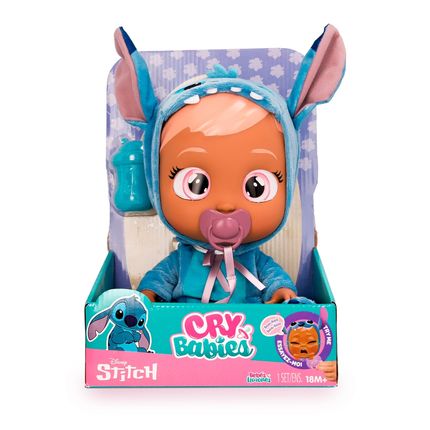 Boneca Cry Babies Fantasia Stitch Interativa Multikids - BR2398 BR2398