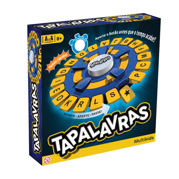Jogo de Tabuleiro Tapalavras Multikids - BR1969 BR1969