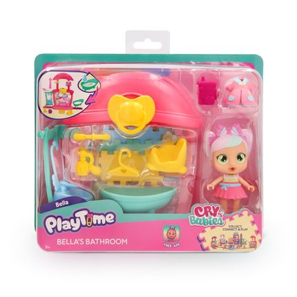 Boneca Cry Babies Playtime Banheiro da Bella Multikids - BR2467 BR2467