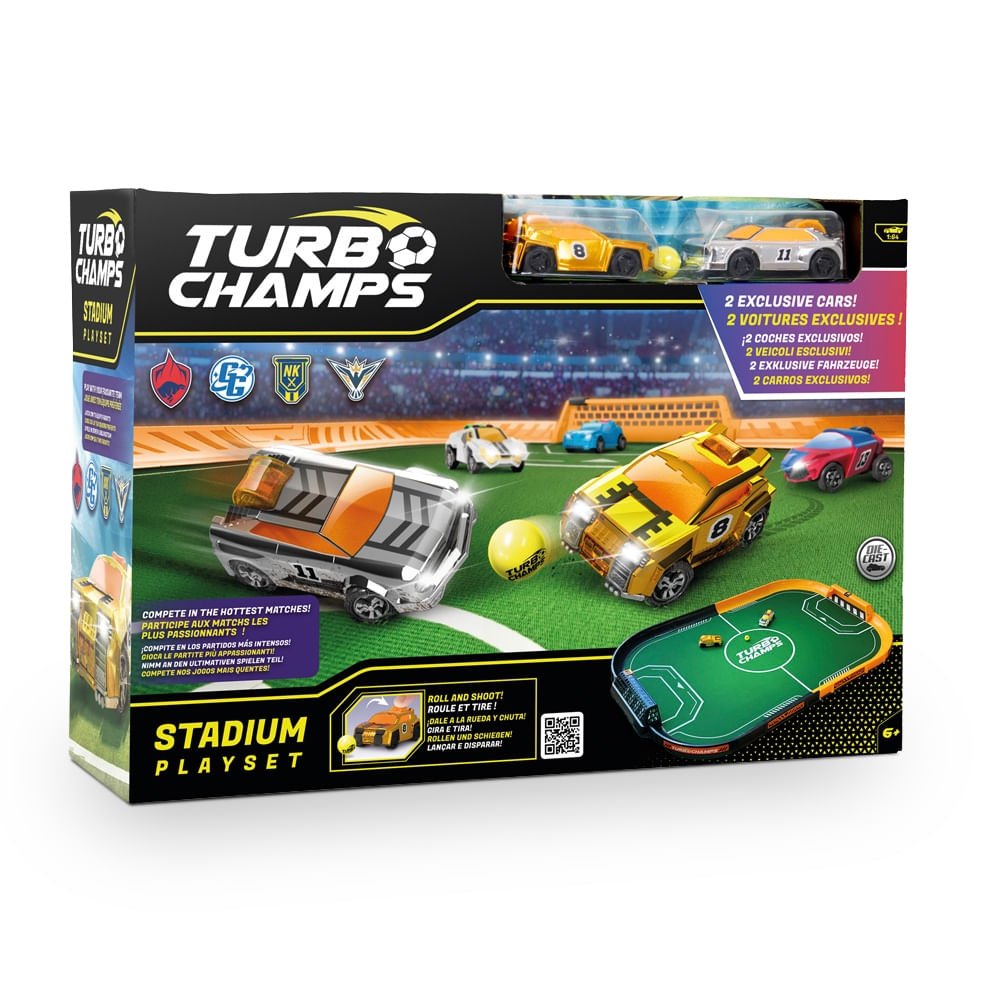 Turbo Champs Estadio De Futebol Playset - BR2468OUT [Reembalado]