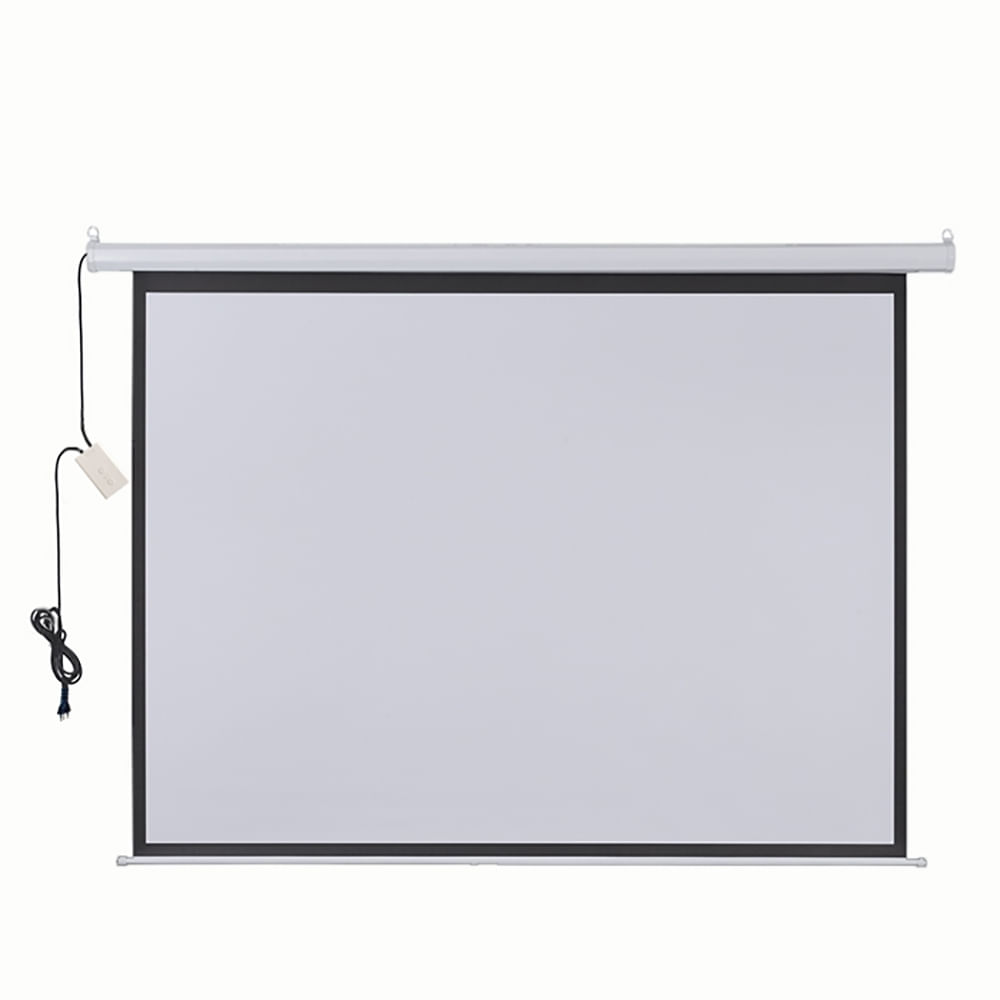 Tela de Projeção Retrátil Elétrica 203 X 152cm 127v - AC350OUT [Reembalado]