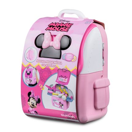 Mochila Kit Play Set Minnie Médico Multikids - BR1297OUT [Remanufaturado] BR1297OUT