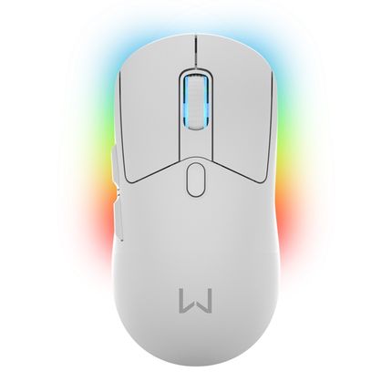 Mouse Magnus (Wireless) com Base Branco Warrior - MO422 MO422 Mouse Magnus (Wireless) com Base Branco Warrior - MO422 MO422