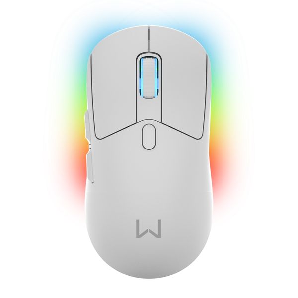 Mouse Magnus (Wireless) com Base Branco Warrior - MO422 MO422