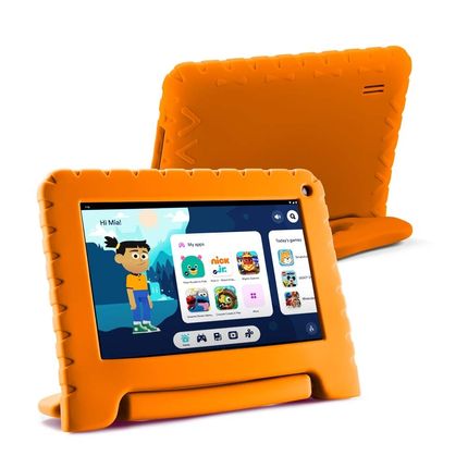 Tablet Infantil Mirage 7 Pol. Wi-fi 64GB 4GB RAM Quad Core + Google Kids Space - MI100 MI100