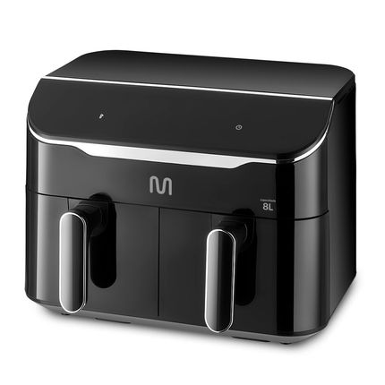 Air Fryer 8L Preta c/ 2 Gavetas 2500w-220v Multi - GO220OUT [Reembalado] GO220OUT