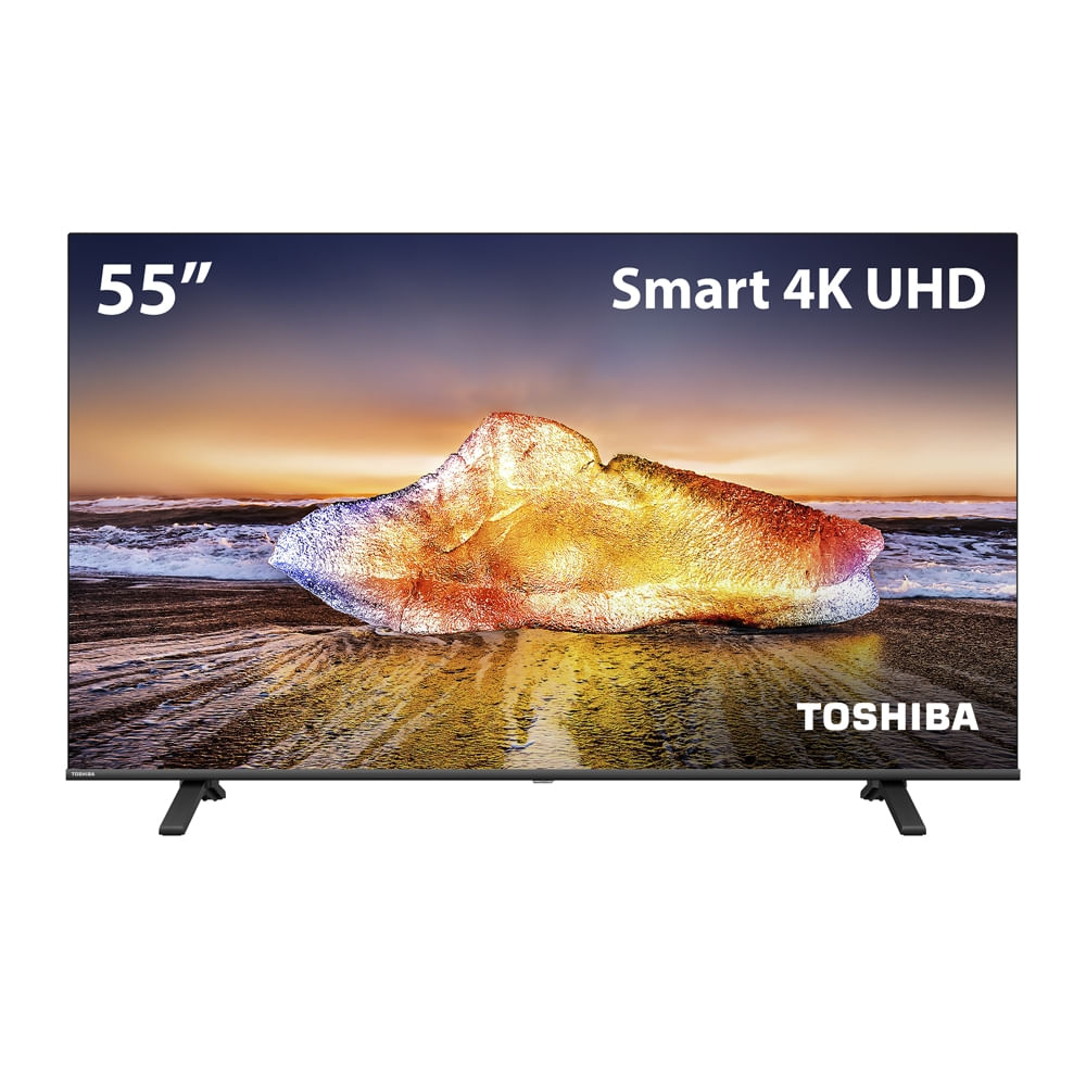 Smart TV DLED 55" 4K Toshiba 55C350MS VIDAA 3 HDMI 2 USB Wi-Fi - TB023MOUT [Remanufaturado]