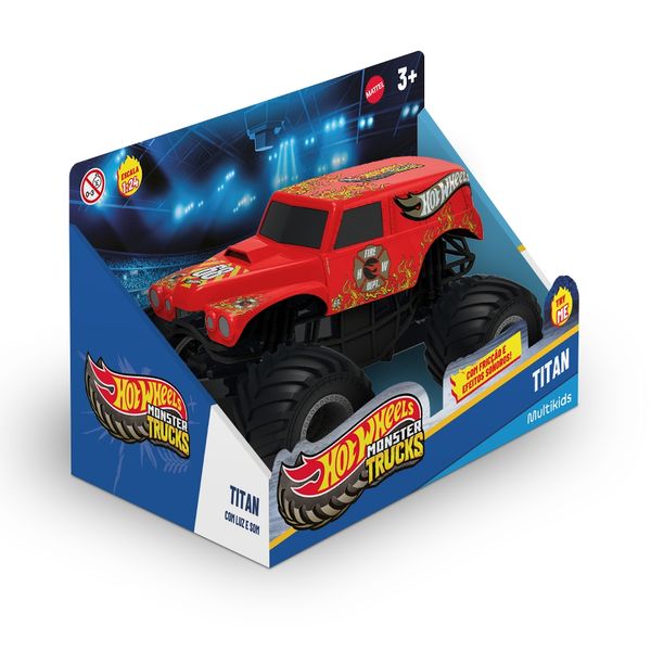 Caminhão Monstro Hot Wheels Com Luz e Som - BR2530OUT [Reembalado] BR2530OUT
