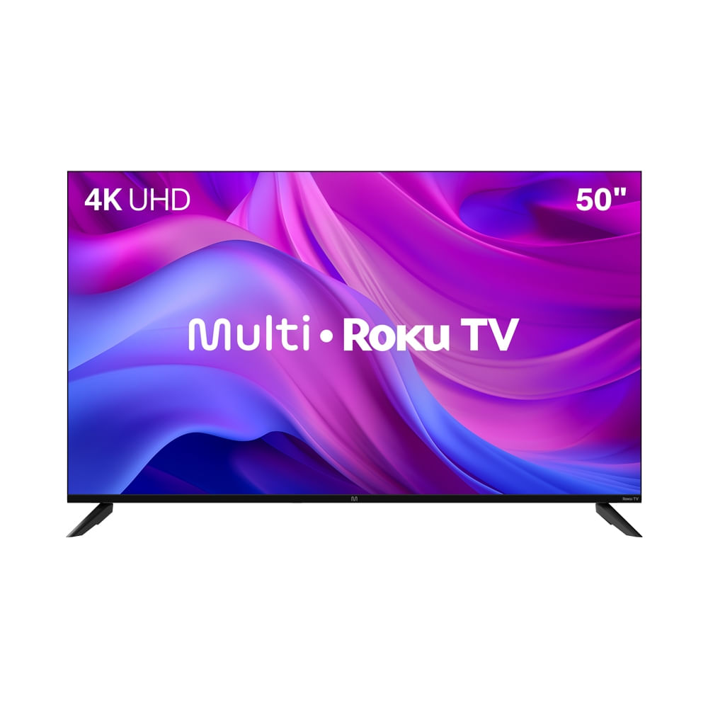 Multi Roku TV 50" Smart com imagem 4K 4 HDMI 2 USB compatível com Alexa e Google Home - TL059MOUT [Reembalado]