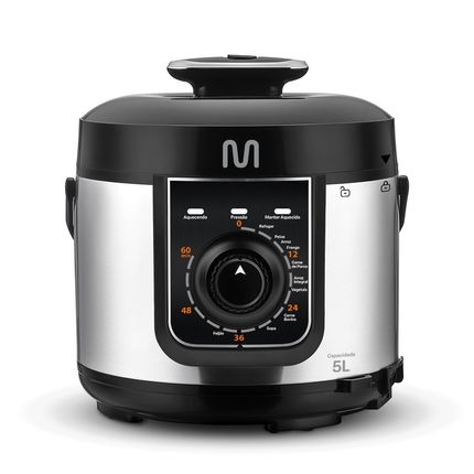 Panela de Pressão Elétrica 5 Litros 900w Multi 220v - GO084OUT [Remanufaturado] GO084OUT