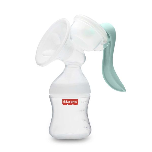 Bomba tira leite Materno Manual Branco e Verde 130ml Fisher Price - BB321OUT [Reembalado] BB321OUT