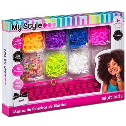 Fábrica de Pulseiras de Elástico Luxo My Style DIY Multikids - BR1473 BR1473