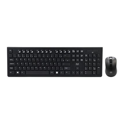 Kit Teclado e Mouse Sem Fio Com Conexão USB 1200 DPI - Multi (Multilaser) - TC212 TC212