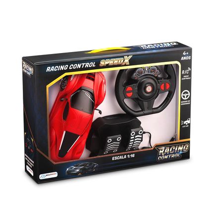 Carrinho Racing Control Speed X Vermelho Multikids - BR1142 BR1142