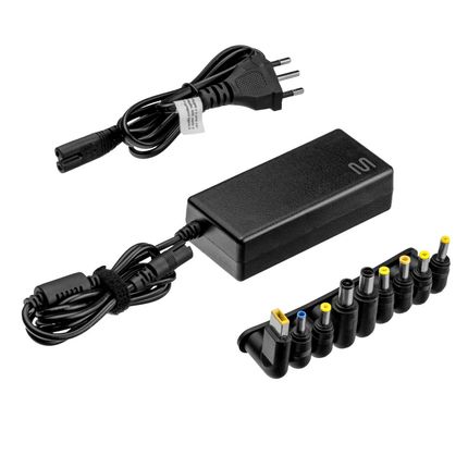 Carregador Notebook Compacto 65W Automático 9 Conectores Multi - CB082 CB082