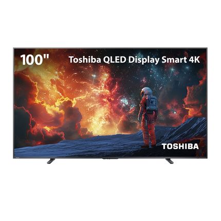 Smart TV QLED 100 4K UHD Toshiba Google TV 4HDMI 2USB 1AV - 100Z670RS 100Z670RS