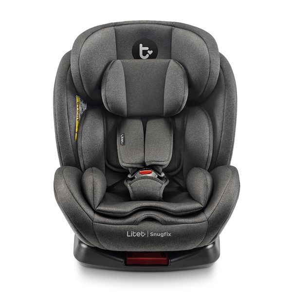 Cadeirinha infantil para carro Snugfix 0-36 Kgs Isofix com Rotação Preta Litet - BB453 BB453