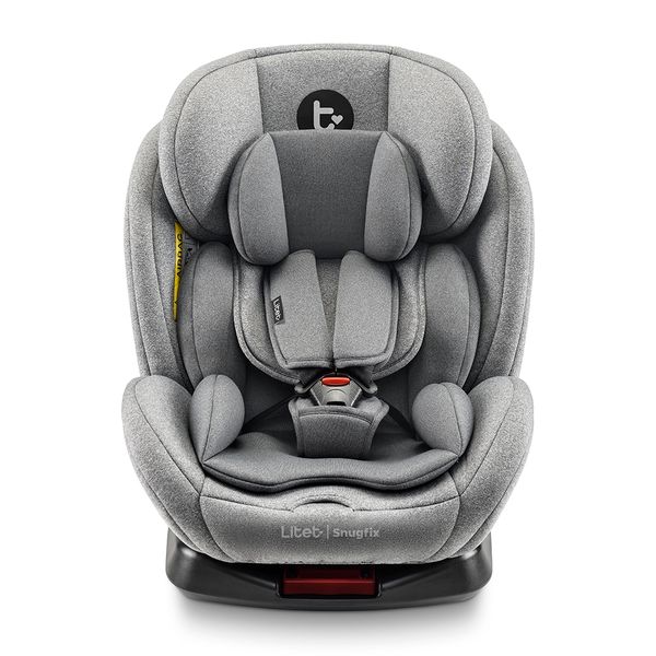 Cadeirinha Infantil para carro 0-36 Kgs Isofix Com Rotação Snugfix Cinza Litet - BB454 BB454