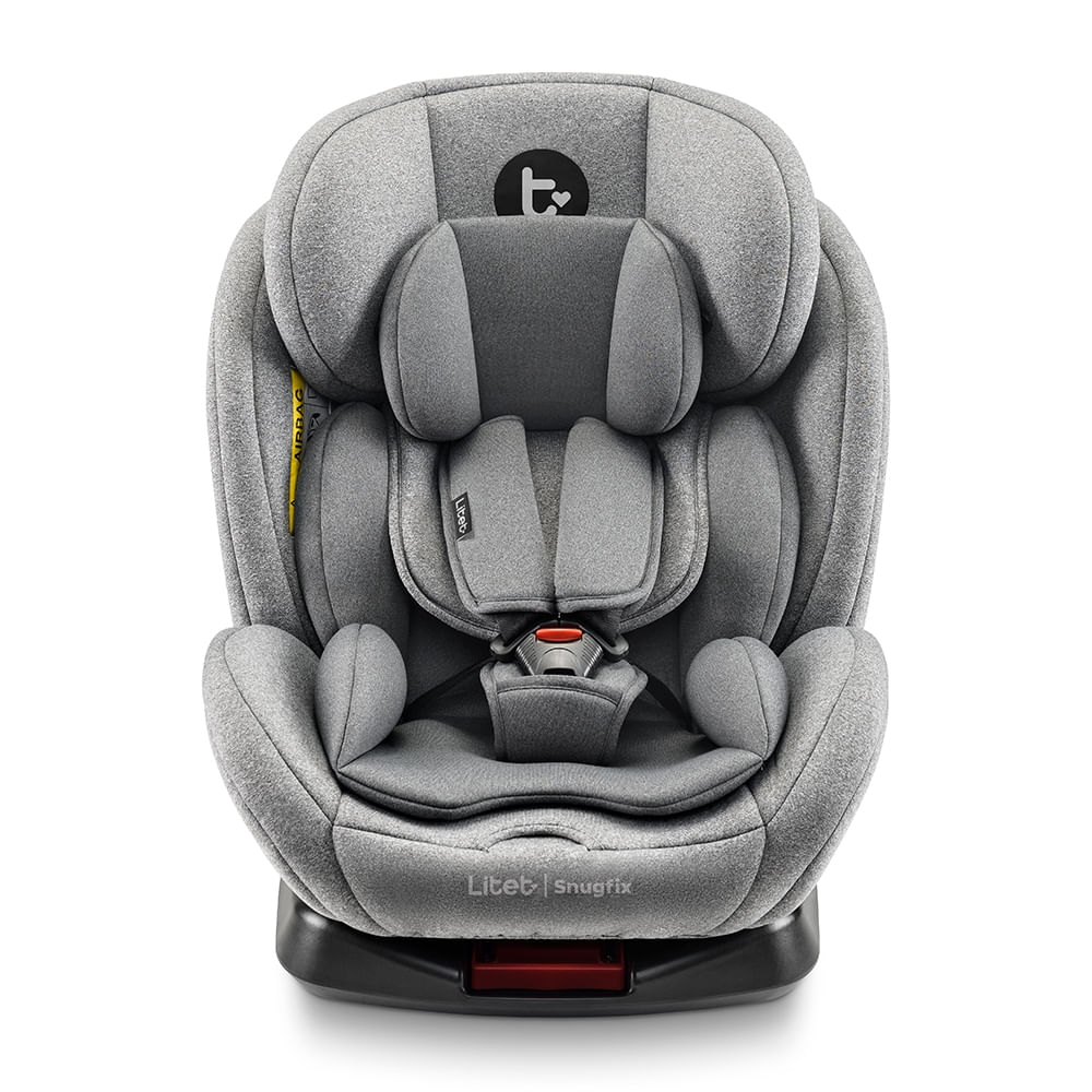 Cadeirinha Infantil para carro 0-36 Kgs Isofix Com Rotação Snugfix Cinza Litet - BB454OUT [Reembalado]