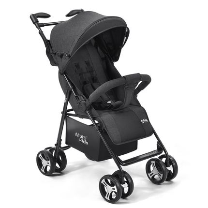Carrinho Passeio Flick 0-15kg Preto Multikids Baby - BB444 BB444