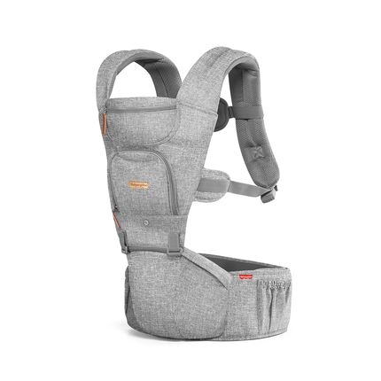 Canguru para Bebê Hipseat 0-15kgs Cinza Fisher Price - BB312 BB312