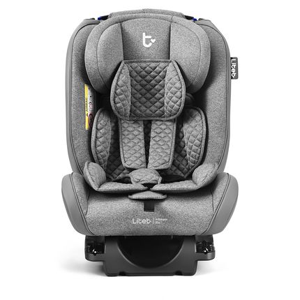 Cadeirinha Infantil para carro 4Stages Fix 0-36kgs Isofix Cinza Litet - BB344 BB344