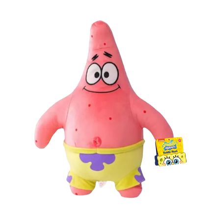 Pelúcia Bob Esponja Patrick Estrela 30cm Multikids - BR2104OUT [Remanufaturado] BR2104OUT