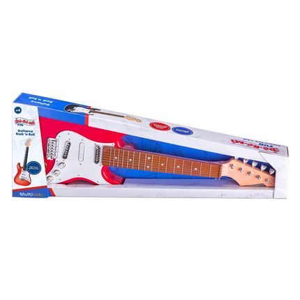 Guitarra Rock N Roll Vermelha Dó Ré Mi Fun Multikids - BR1531OUT [Reembalado] BR1531OUT