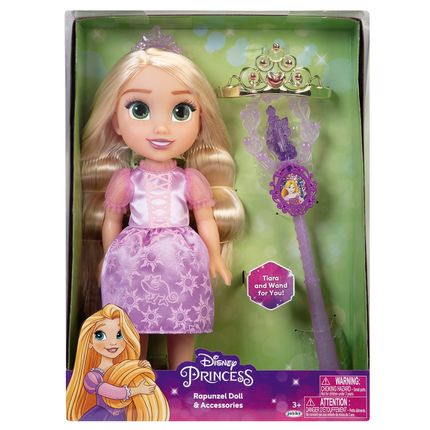 Boneca Princesas da Disney Multikids Rapunzel com varinha e tiara - BR1928OUT [Remanufaturado] BR1928OUT