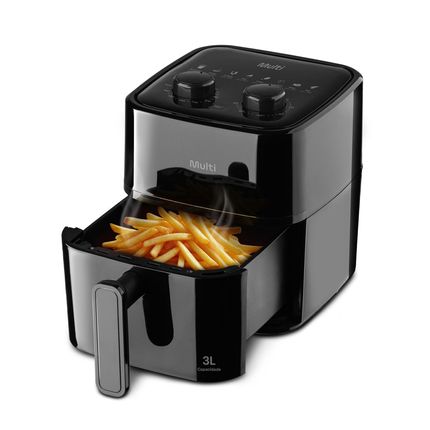 Fritadeira Elétrica Air Fryer 3L 1200W 127V Multi - GO250OUT [Reembalado] GO250OUT