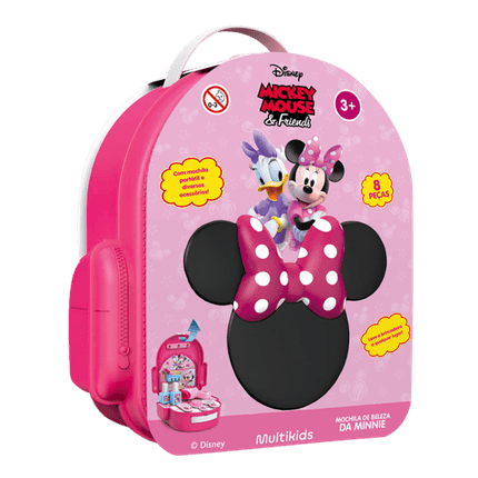 Mochila de Beleza da Minnie com Acessórios Multikids - BR2187 BR2187