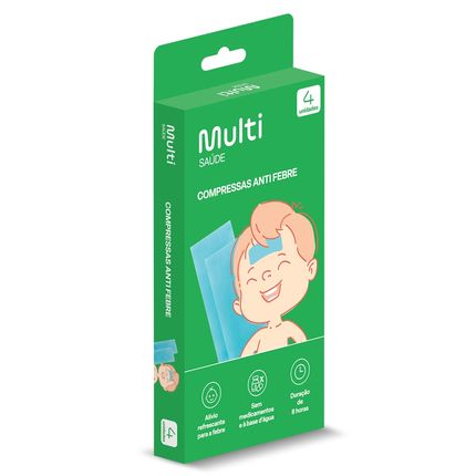 Compressa Anti Febre 4 Unidades Multi Saúde - HC636OUT [Remanufaturado] HC636OUT