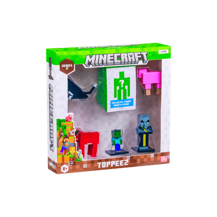 Figura Sortidas Minecraft 3D Pack 6  Série 2 Multikids - BR2555 BR2555