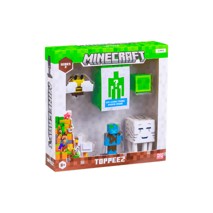 Figura Sortidas Minecraft 3D Pack 6  Série 2 Multikids - BR2555 BR2555