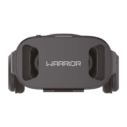 Óculos Realidade Virtual 3D Gamer Hedeon com Fone de Ouvido Preto Warrior - JS086OUT [Remanufaturado] JS086OUT