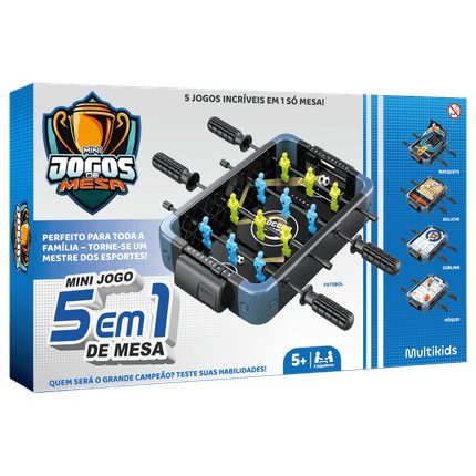 Kit De Jogos De Mesa 5 em 1 - BR2492 BR2492