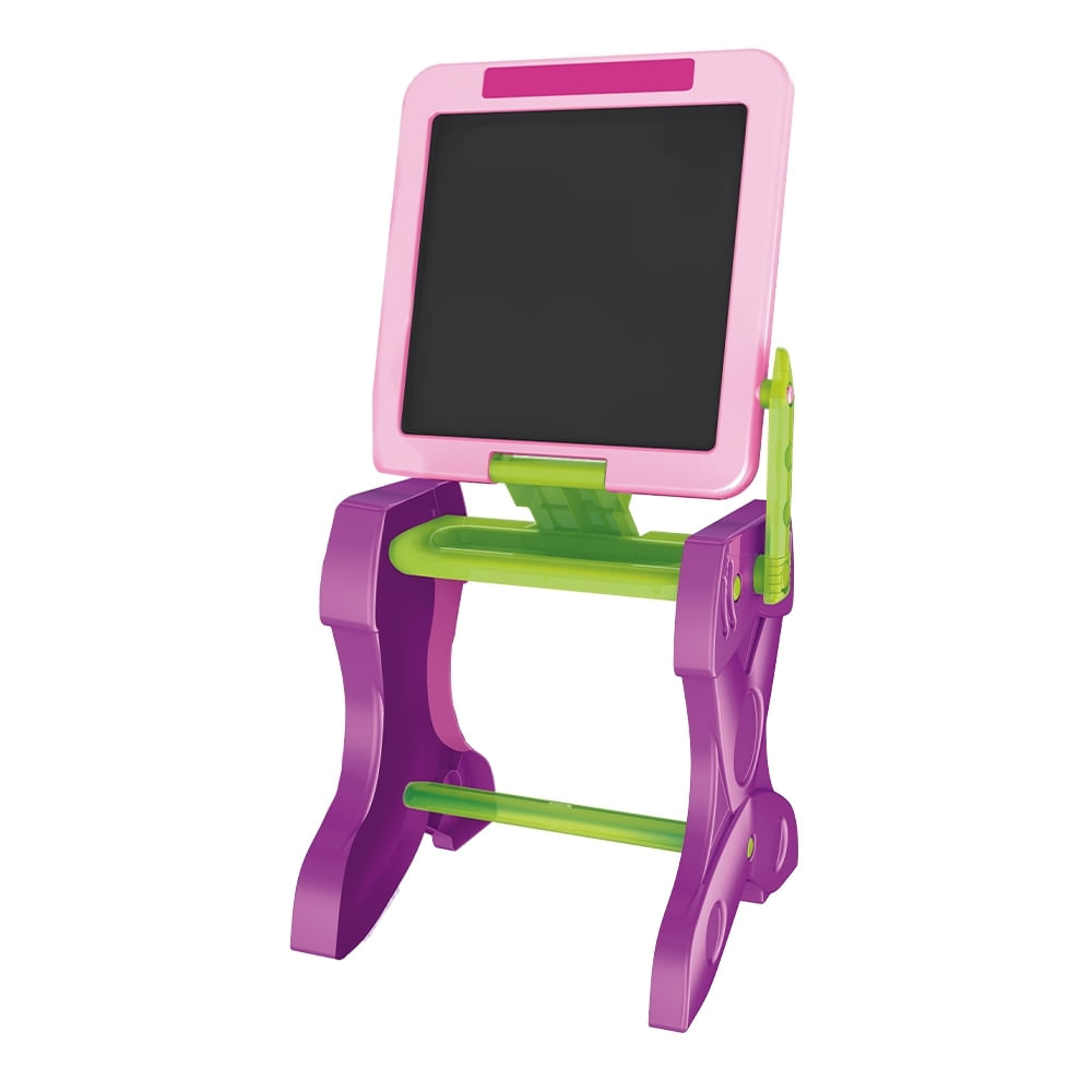 PLAY & LEARN Mesa de Atividades Infantil 2 em 1 com Banquinho e Lousa Multikids - BR1766OUT [Reembalado]