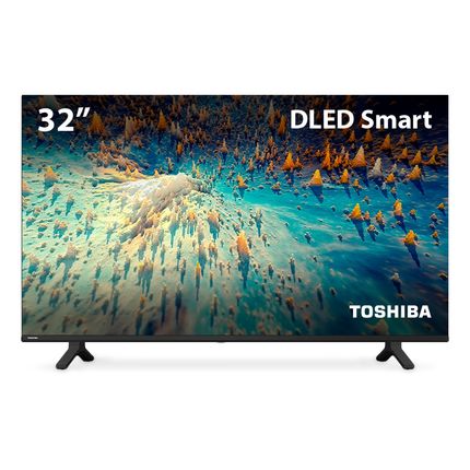 Smart Tela DLED 32'' HD Toshiba 32V35KB  VIDAA 2 HDMI 2 USB Wi-Fi - TB007OUT [Remanufaturado] TB007OUT