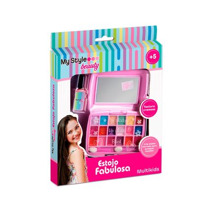 Estojo de Maquiagem Infantil My Style Beauty Estojo Fabulosa +5 Anos Multikids - BR1331 BR1331