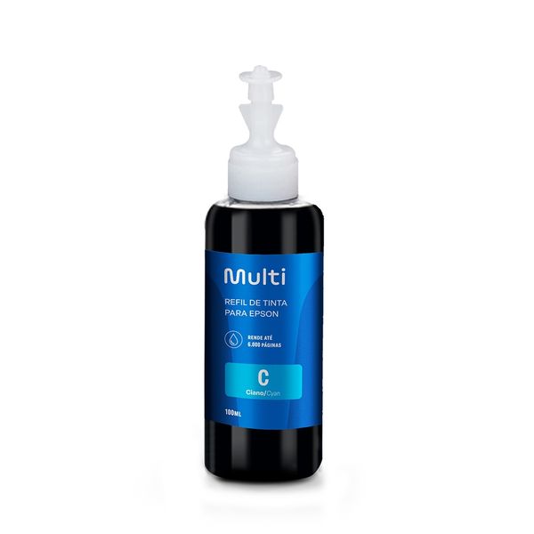 Refil de Tinta Ciano 100ml - Compativel Para Impressoras Epson - RF006OUT [Reembalado] RF006OUT