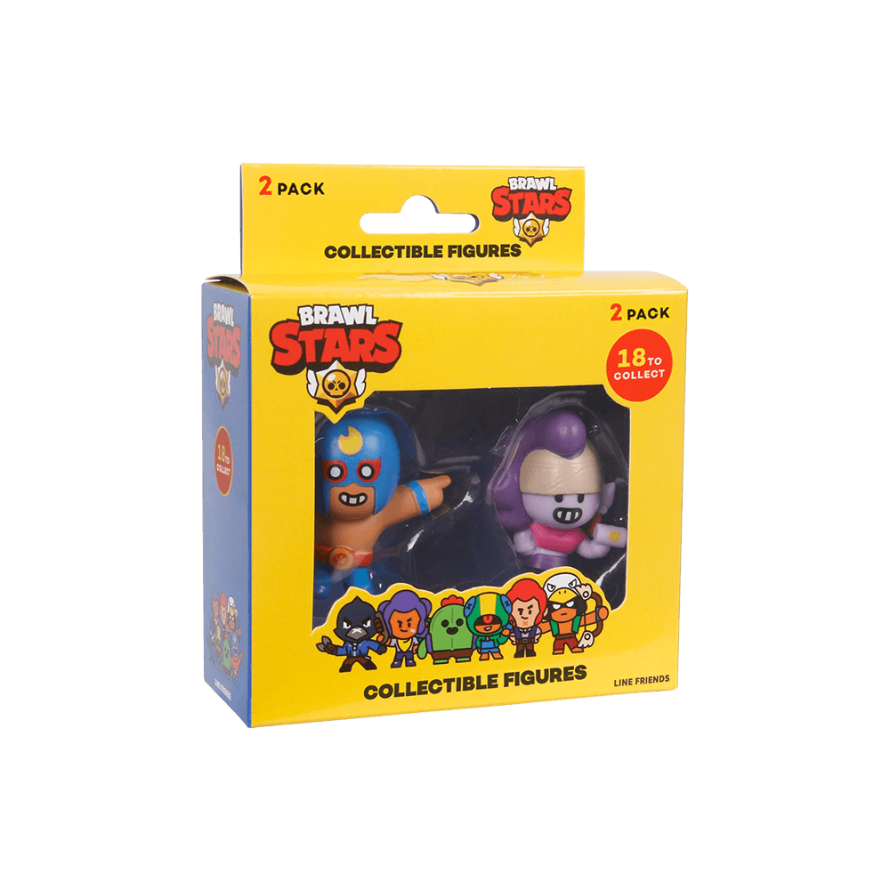 Bonecos Brawl Stars 2 Pack Sortido Multikids - BR2365OUT [Reembalado]