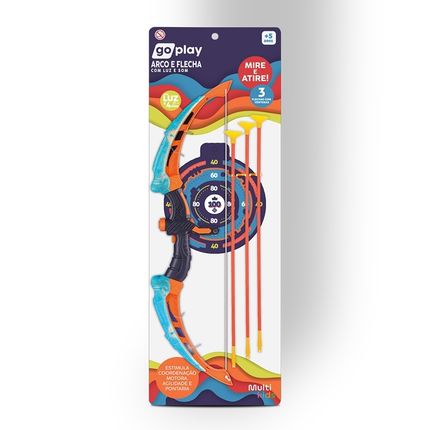 Go Play Arco e Flecha com Luz e Som Multikids - BR2326 BR2326