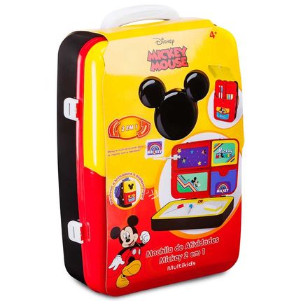 Mochila de Atividades Mickey com Canetinhas e Acessórios Multikids - BR1587OUT [Remanufaturado] BR1587OUT